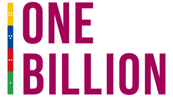 Sightsavers' One Billion logo.