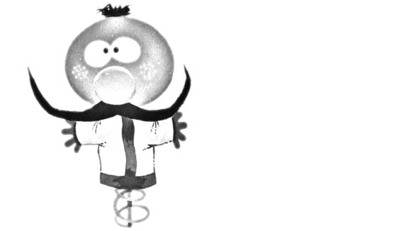 Zebedee from the Magic Roundabout.