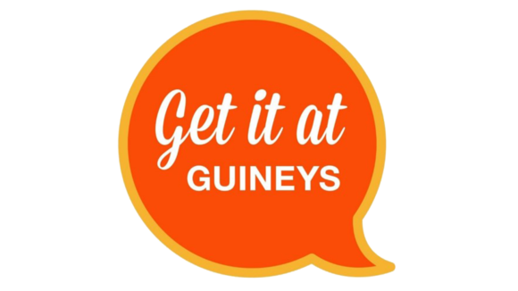 Get It At Guineys logo.