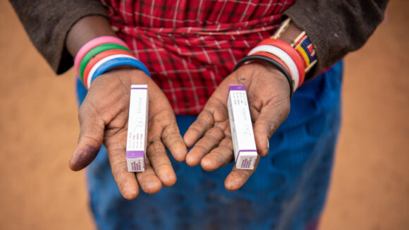 Medical supplies, ointment to treat trachoma.