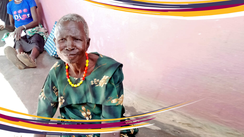 Napelekori smiles before her consultation.