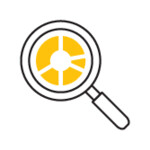 An icon of a microscope