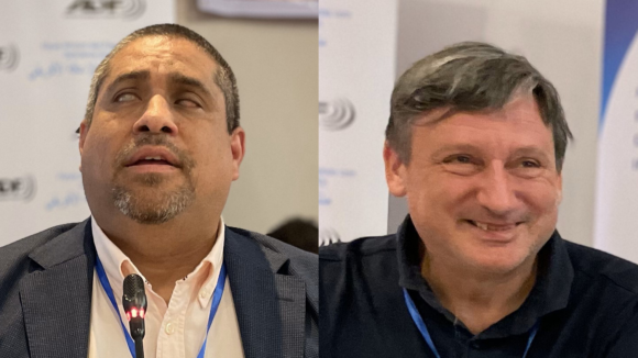 Headshots of two men.