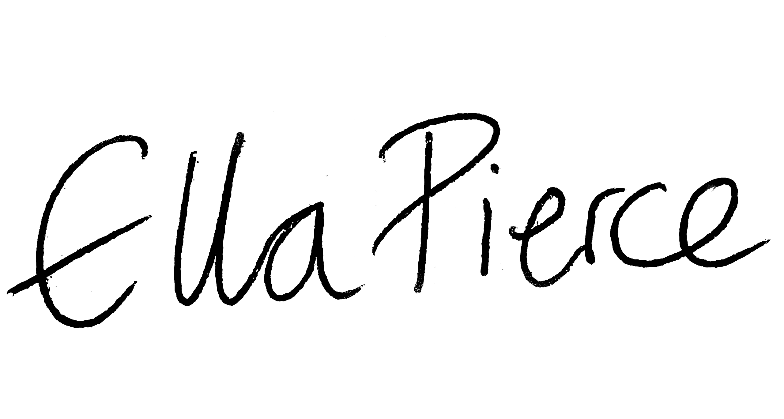 Ella Pierce signature